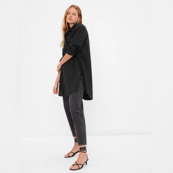 Gap Weekend Tunic Button Down Top XL - Picture 1 of 8